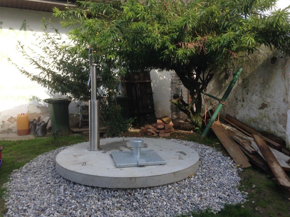 Brunnensanierung – Einblick in die Bauarbeiten